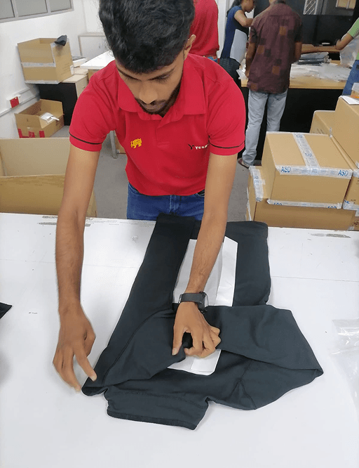 Team collaborating in meeting